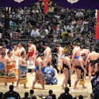 大相撲春場所観戦とワッツ女史の大相撲談義 2006年3月26日(日) ホテル南海なんば／大阪府立体育会館